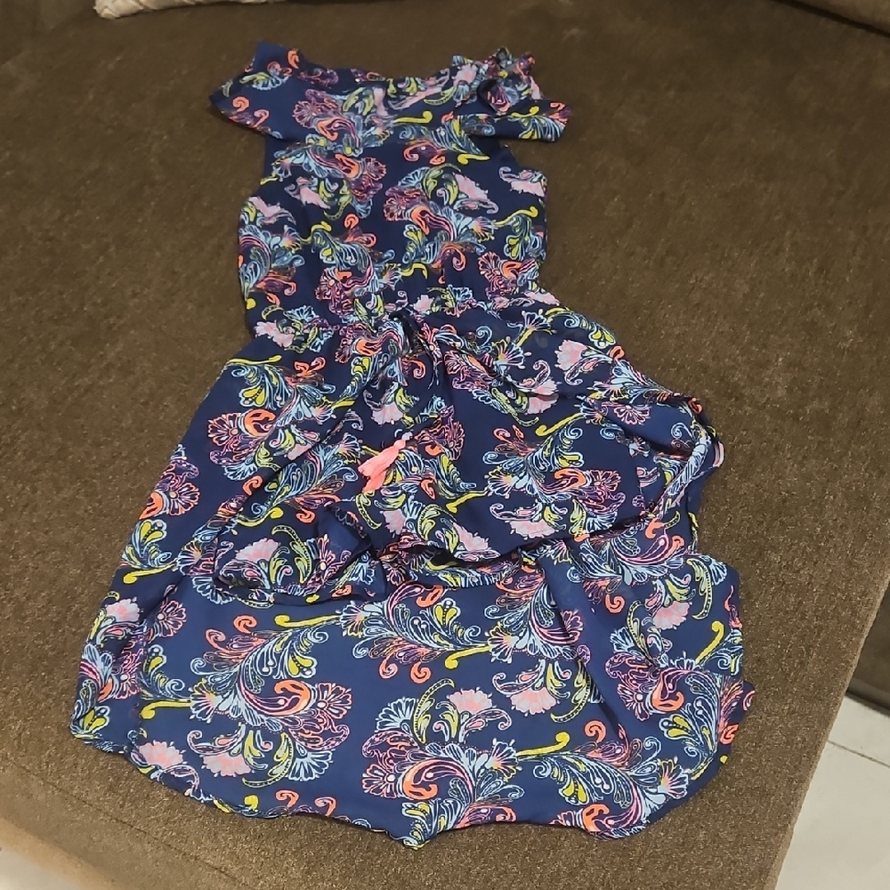 Japna Colorful Kids Dress with built-in shorts